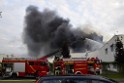 Grossbrand Halle Troisdorf Kriegsdorf Junkersring P053